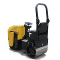 Small vibratory backfill roller for driving